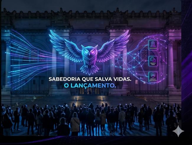 ATHENARA · coruja com asas abertas